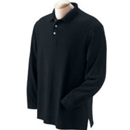 D110-Devon-Jones-Mens-Long-Sleeve-Pima-Pique-Polo-black