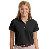 L456-Port-Authority-Signature-Ladies-Rapid-Dry-Sport-Shirt-black